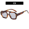 Oversized Leopard Frame Sunglasses | Stylish Summer Sunshade for Beach & Vacation