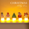 LED Electronic Candle Light Christmas Tree Creative Decoration