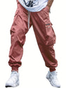 Men's Multi-Pocket Cargo Pants – Casual Hip-Hop Drawstring Trousers for Outdoor, Streetwear & Sports