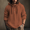 NewWish Cotton Linen Hooded Shirt Sweater – Long Sleeve Casual Daily Wear