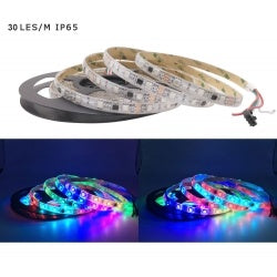 DC12V RGB LED Strip – 1M/5M SMD 5050, Waterproof, Flexible 300-LED Tape Light (White Option)