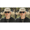 2025 2pcs New Solar Fan Outdoor Fishing Cap - Solar Sunscreen Sun Cap With Fan Solar Fan Cap Dual Power Fan Outdoor Fan Solar Outdoor Fishing Cap