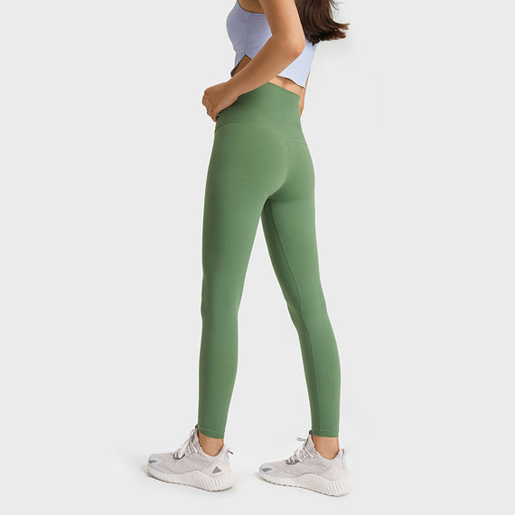 Women's Solid Color High Waist Hip Lift Stretch Yoga Pants
