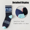 6 Pairs Men's Performance Athletic Crew Socks | Cushioned, Breathable & Durable for Running, Cycling, Gym & Outdoor Sports