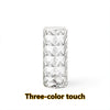 Nordic Crystal USB Table Lamp | Touch-Control Diamond Night Light | Dimmable Rose Atmosphere Projector Lamp for Bedroom Decor
