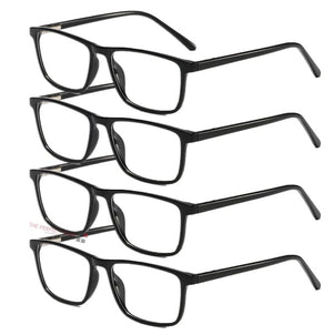 Reading Glasses Mens Womens Unisex Readers Eyeglasses 8 Pack Glasses New Square