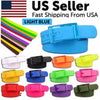 Adjustable Cut-to-Fit Casual Belt – Durable Rubber, Plastic & Silicone Blend with Stylish Buckle – USA
