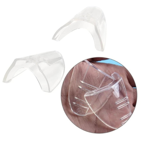 2 Pairs Universal Side Shields for Eyeglasses – Slip-On Safety Glasses Protectors (Made in USA)