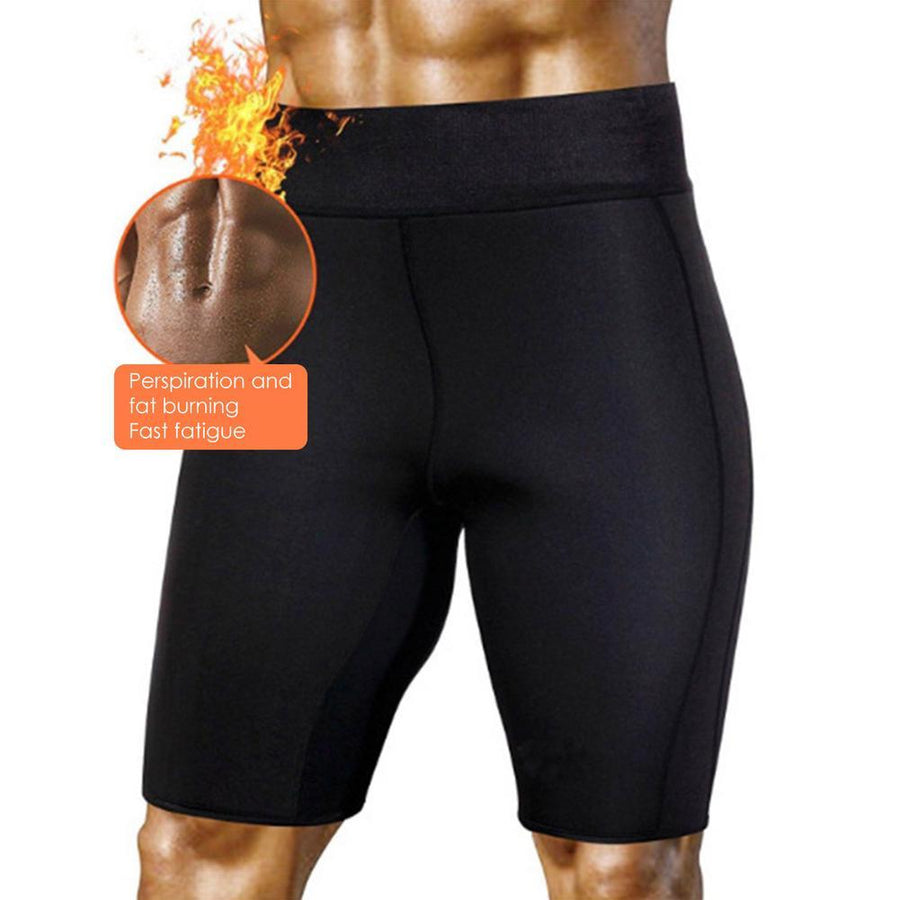 Men's Sauna Sweat Slimming Shorts | Body Shaper for Fitness & Weight Loss