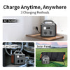 Portable Power Station P605, 600W,538WH Backup Lithium Battery, Solar Generator For Home And Outdoor Emergency Power Supply