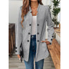 Women's Open Front Blazer Cardigan | Long Sleeve Notch Collar Office Coat for Casual & Business Wear
