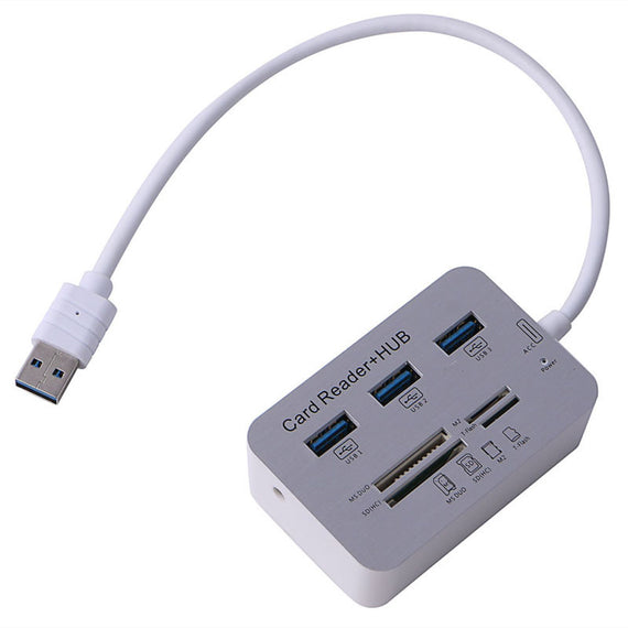 3.0 Combo USB Hub – Expand Your Ports, Connect Everything, Power Up Instantly
