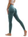 3 Pack Mesh Cut Out Leggings For Women Tights Breathable Workout Tummy Control Pants