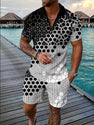 Men's Polo Shirt & Shorts Sports Set – Short Sleeve Athletic Outfit