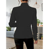 Women's Slim Fit Long Sleeve Blazer | Elegant Casual Business Jacket with Single-Breasted Design