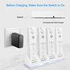 4 Remotes Charging Dock Game Controller Charger 2800mAh Rechargeable Battery Charging Stations