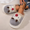 Cotton Slippers Cute Cartoon Indoor And Outdoor Warm Non-slip Comfort And Casual