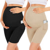 Five-point Pocket Maternity Pants High Waist Slim Fit Maternity Pants