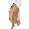 Women's Solid Color Cotton Wide Leg Cropped Pants With Pleats & Pockets - Spring Summer Fashion Comfortable Loose Trousers