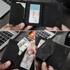 Airtag Men's Wallet Minimalist RFID Wallet With Airtag Stand Smart Pop-up Wallet With Wallet, Slim Card Holder Small Wallet