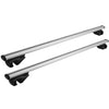 1 Pair Car Roof Rack Cross Bars Aluminum Cargo Carrier Rooftop Crossbars Luggage Roof Rack Bar With 176lbs Max Load Fits Most Vehicles With Existing Raised Side Rails With Gap