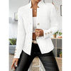 Women's Slim Fit Long Sleeve Blazer | Elegant Casual Business Jacket with Single-Breasted Design