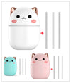 Adorable Cat Air Humidifier | Ultra-Quiet USB Mist Purifier for Home, Office, Bedroom & Car | LED Cool Mist Aromatherapy