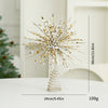 Eight Awn Star Champagne Christmas Decoration Ornaments