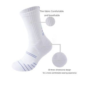 6 Pairs Men’s Compression Quarter Crew Socks – Cushioned, Breathable & Anti-Blister | Ideal for Running, Hiking, Cycling & Fitness