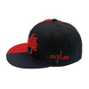 Two-Tone Embroidered Street Style Cap – Hip Hop Outdoor Snapback