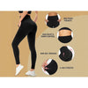 Women's Pocket Soft Belly Contracting High Elastic Slim High Waist Leggings