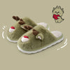Cartoon Cotton Slippers Inner Velvet Insulated Cotton-padded Shoes