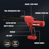 Cordless Loading Gun 10 Oz, Compatible With Milwaukee 18V Batteries, Electric Loading & Gluing Gun, 5 Speeds, Dripproof, Auto-Retract, LED Light For Filling, Sealed - Tool Only