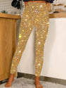 European And American Leggings Sequined Casual Outdoor Pants