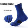 4 Pairs Men's Compression Crew Socks | Cushioned, Anti-Blister, Moisture-Wicking, Breathable & Odor-Resistant for Running, Hiking, Cycling & Workouts