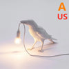 Artistic Resin Wall Lamp with Auspicious Bird Design