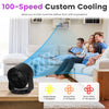 1PC Compact Rechargeable Mini Fan | Desk & Wall Ready