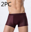 Ice Silk Breathable Mesh Boxer Briefs for Men