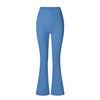 Brushed Flared V-waist Sports Tight Trousers