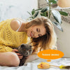 Interactive Cat Toys Mouse With LED Lights ForIndoor Cats USB Rechargeable Cat Mouse Toysfor Cats, Moving Automatic Chirping Squeakywith Feather Tail For All Breeds Cat Catnip Toys Forinteractive Toys