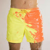 Magical Color-Changing Beach Shorts for Men | Quick-Dry Swim Trunks & Summer Swimwear