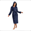 Plush Oversized Winter Flannel Bathrobe for Women with Hood