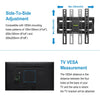 1Pc TV Wall Mount Bracket Tilt For 23in To 42in LED LCD PLASMA Flat TV VESA 200x200mm
