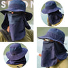 Men's Wide Brim UV Protection Sun Hat | Bucket Cap for Hiking, Camping, Fishing & Safari