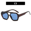 Oversized Leopard Frame Sunglasses | Stylish Summer Sunshade for Beach & Vacation