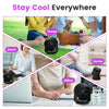 1PC Compact Rechargeable Mini Fan | Desk & Wall Ready