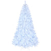 FCH 7ft 1346 Branches Automatic Tree Structure PVC Material 500 Lights Cool Color 8 Modes Christmas Tree White