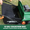 Cordless 15 Inch 2-in-1 Weed Cutter & Hole Punch, Compatible With Makita 18V Battery - Tools Only Batteries Without, 12 Gallon Collection Bag, Quick Fold & 3 Adjustable Positions, Walk-Behind Lawn Car