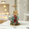 Christmas Candlestick Golden Wrought Iron Window Decoration