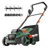 Cordless 15 Inch 2-in-1 Weed Cutter & Hole Punch, Compatible With Makita 18V Battery - Tools Only Batteries Without, 12 Gallon Collection Bag, Quick Fold & 3 Adjustable Positions, Walk-Behind Lawn Car